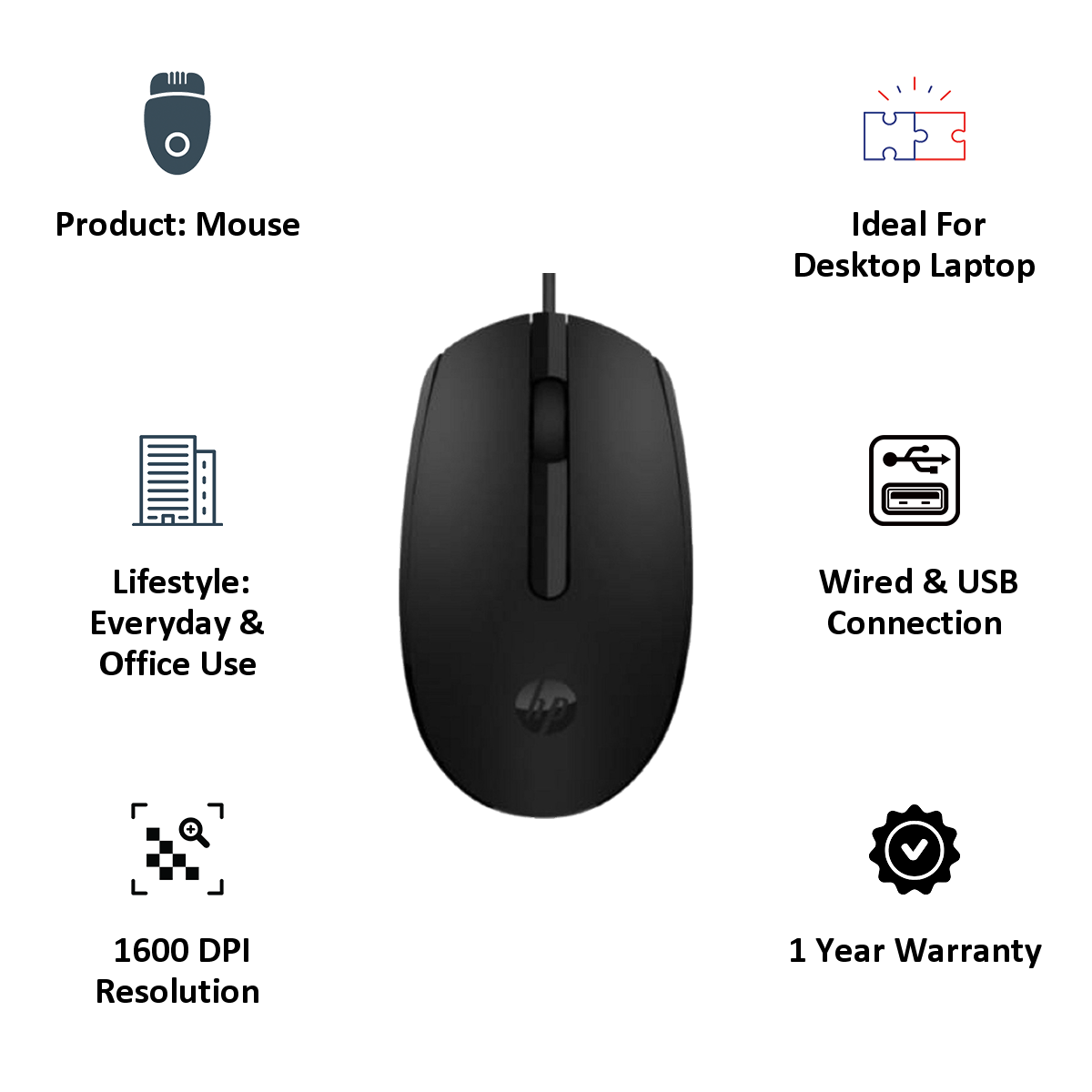 HP USB Mouse M10 HP USB Mouse M10